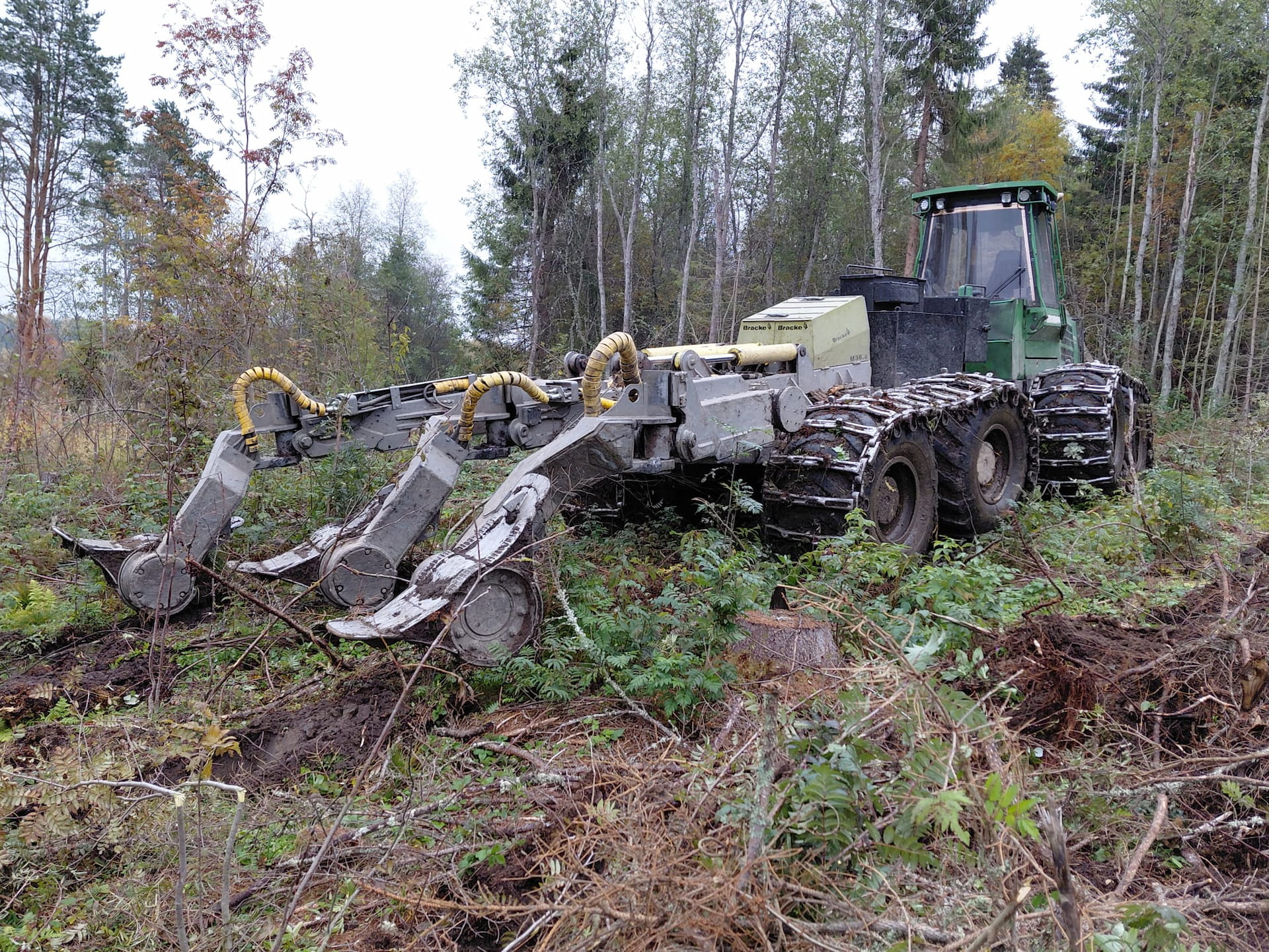 Maanmuokkaustyönäytös Kiuruvedellä