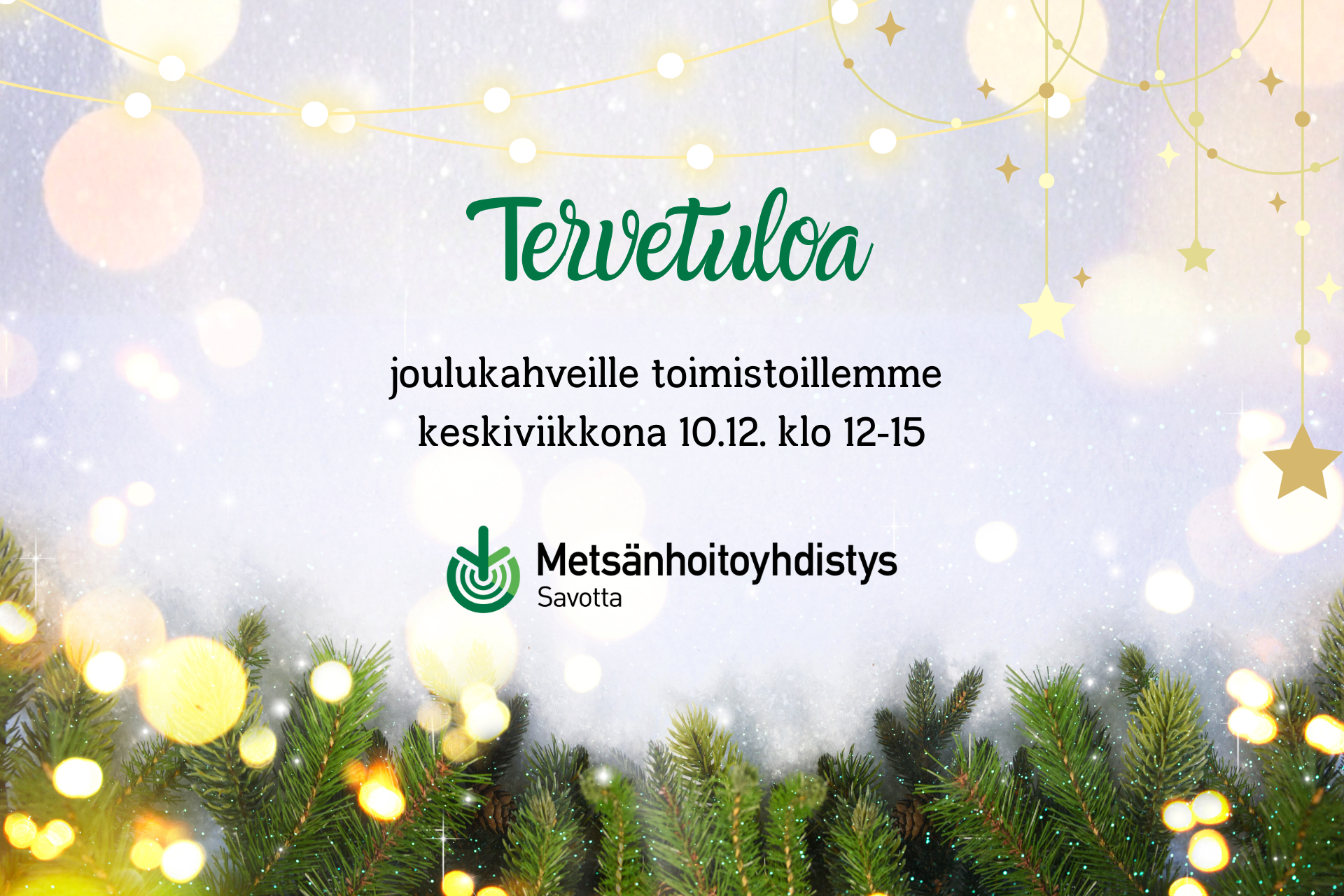 Joulukahvit Savotan toimistoilla