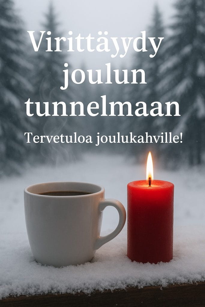 Virittäydy joulun tunnelmaan perinteisillä joulukahveilla Miehikkälän toimistollamme.